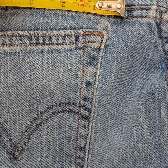Levi's 505 nouveau low rise straight Y2K light wash jeans women's size 10 - Picture 10 of 10